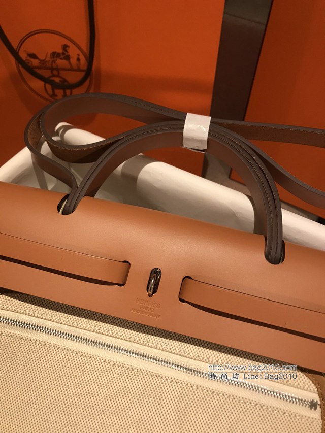 Hermes包包 愛馬仕升級版Herbag 手提肩背斜挎包 男女同款  tdh2042